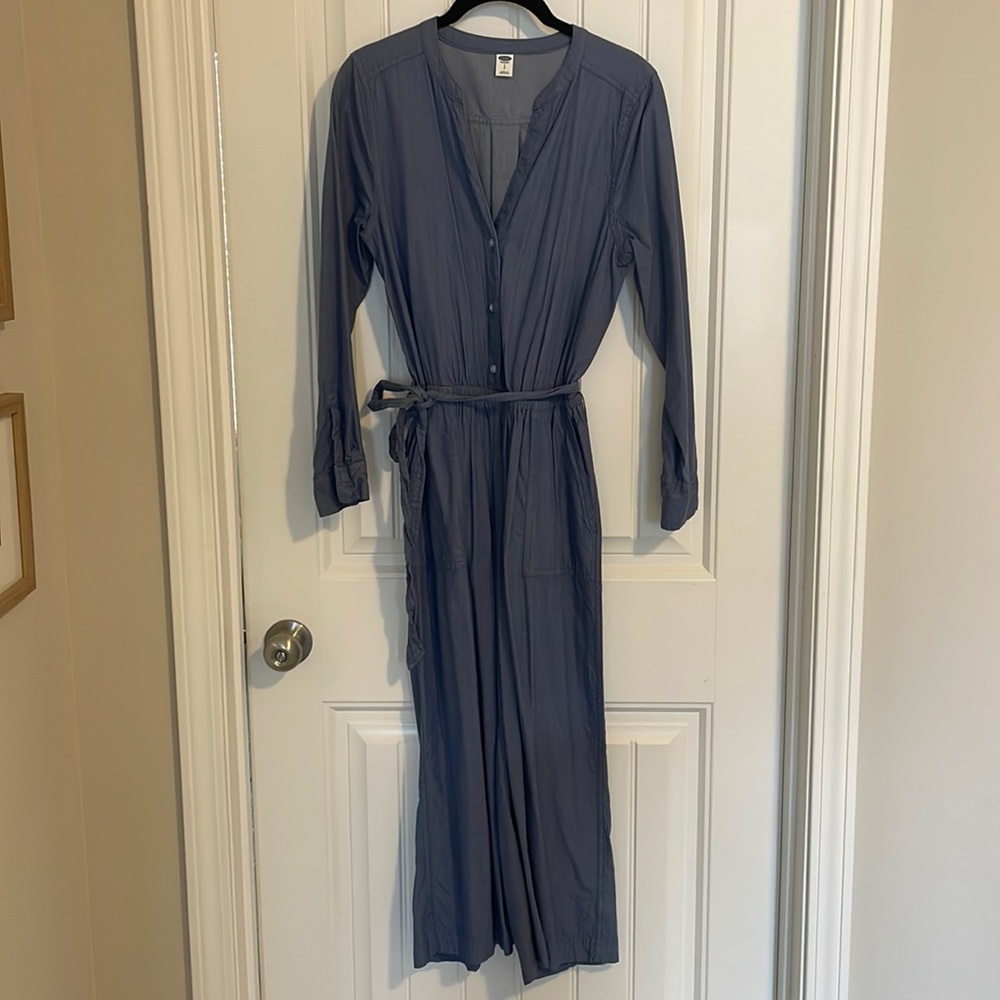 Denim-like jumpsuit